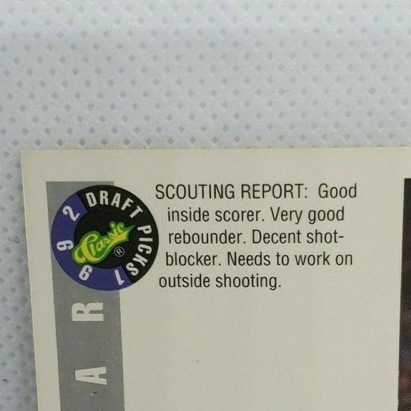 Geoff Lear 1992 Classic Draft Picks Basketball Card - Picture 5 of 6